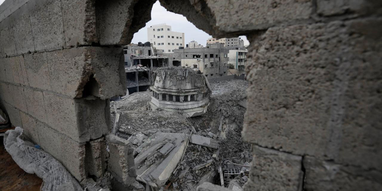 Katil israilin Gazze saldırılarında 52 cami, 45 okul tamamen yıkıldı