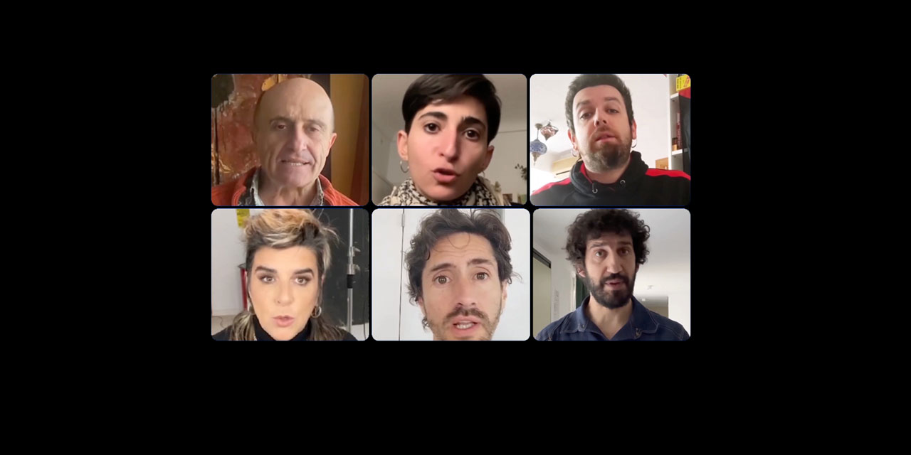 İspanyol sanatçılar, katil israile tepki için video paylaştı