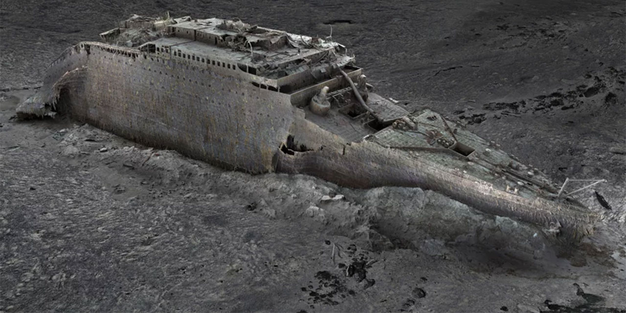 Titanik'in enkazının tam boyutlu 'dijital ikizi' oluşturuldu
