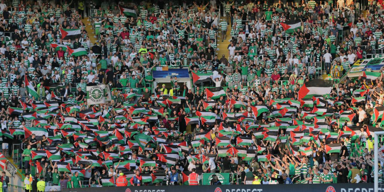 Celtic taraftarı Filistin'e destekten vazgeçmecek
