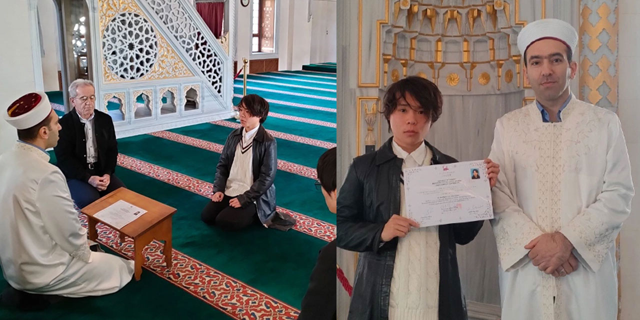 'Ezan beni çağırıyor' diyen Japon öğrenci Müslüman oldu