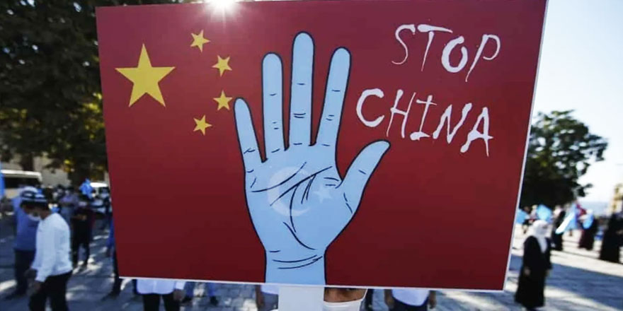 Çin'in Uygur Türklerine yönelik zulmü protesto edildi