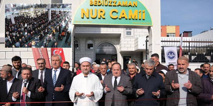 Adana Bediüzzaman Nur Camii Dualarla İbadete Açıldı
