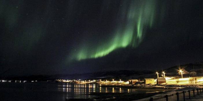 Norveç'in kuzey kutup dairesinde 'Kuzey Işıkları' görüldü