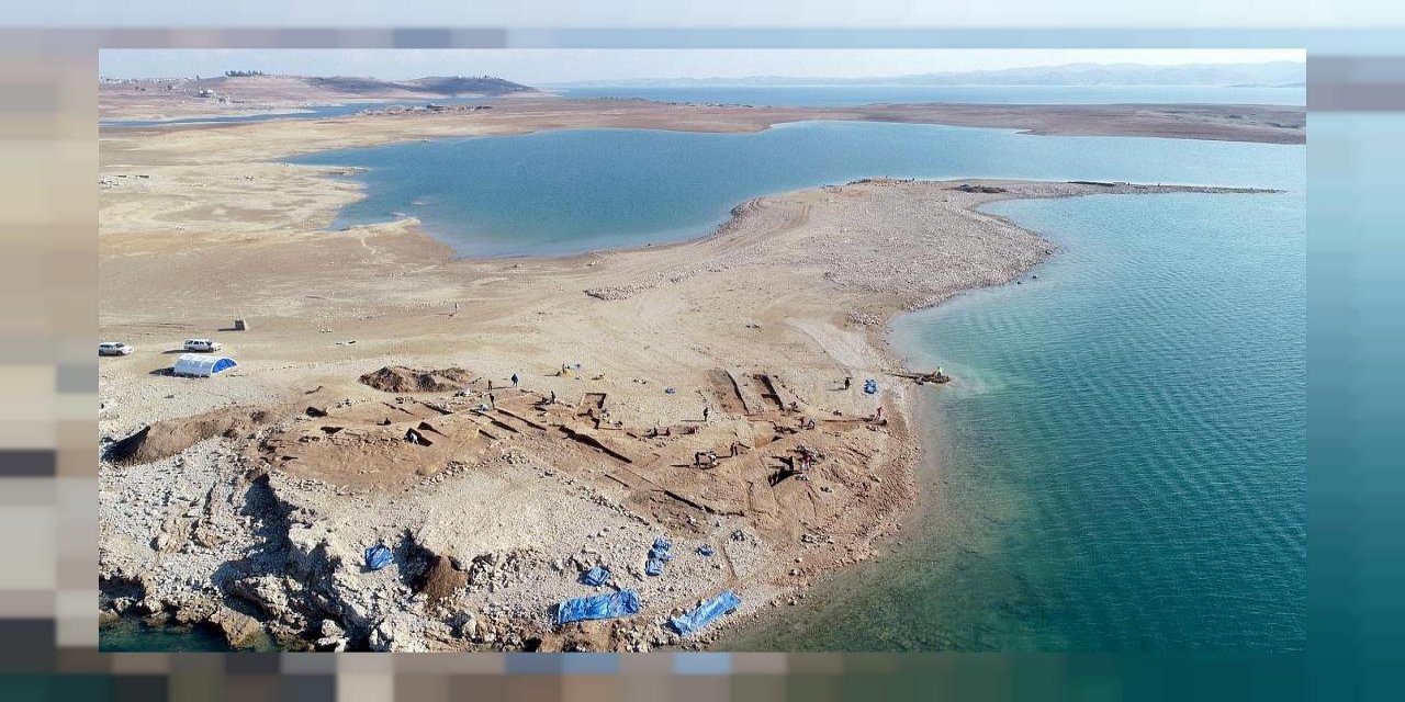 Irak'ta kuraklık sonrası Dicle kıyısında 3 bin 400 yıllık kent ortaya çıktı