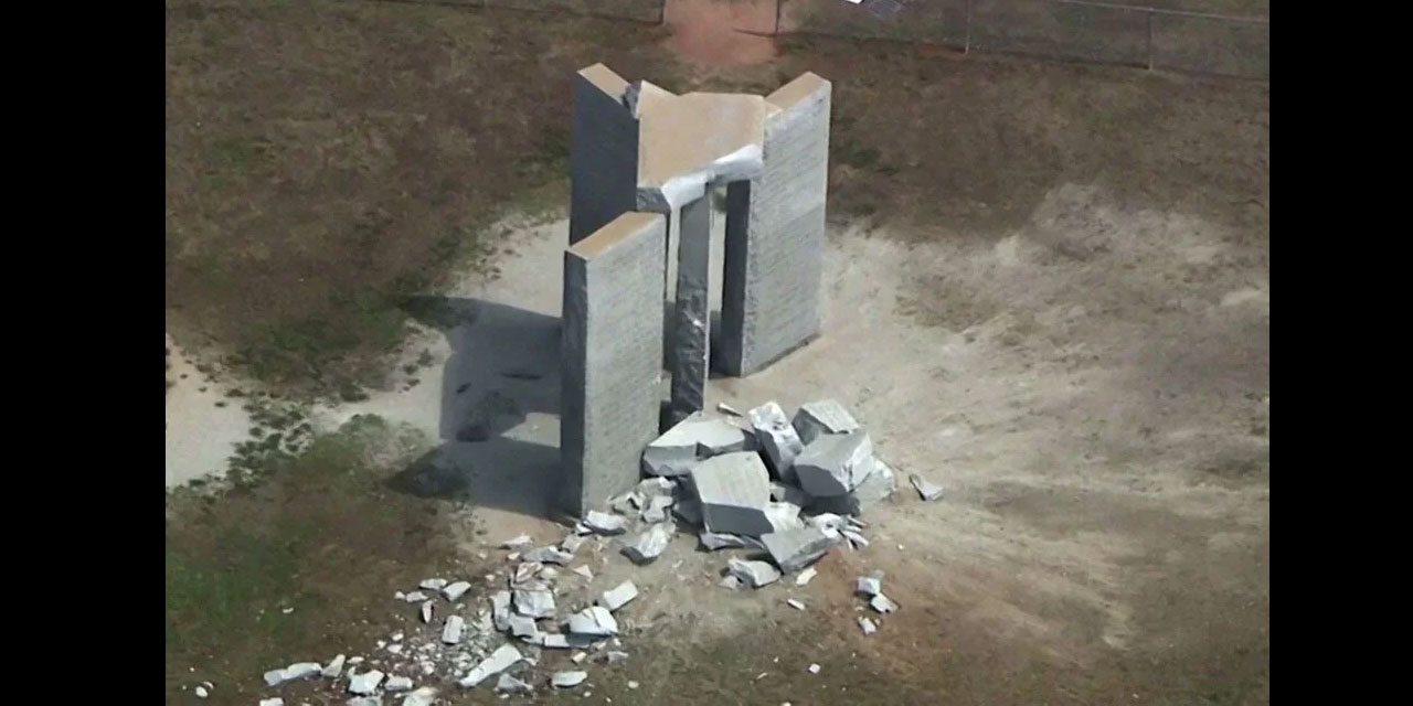 Amerika'da Deccal anıtı olarak bilinen yapı bombalandı