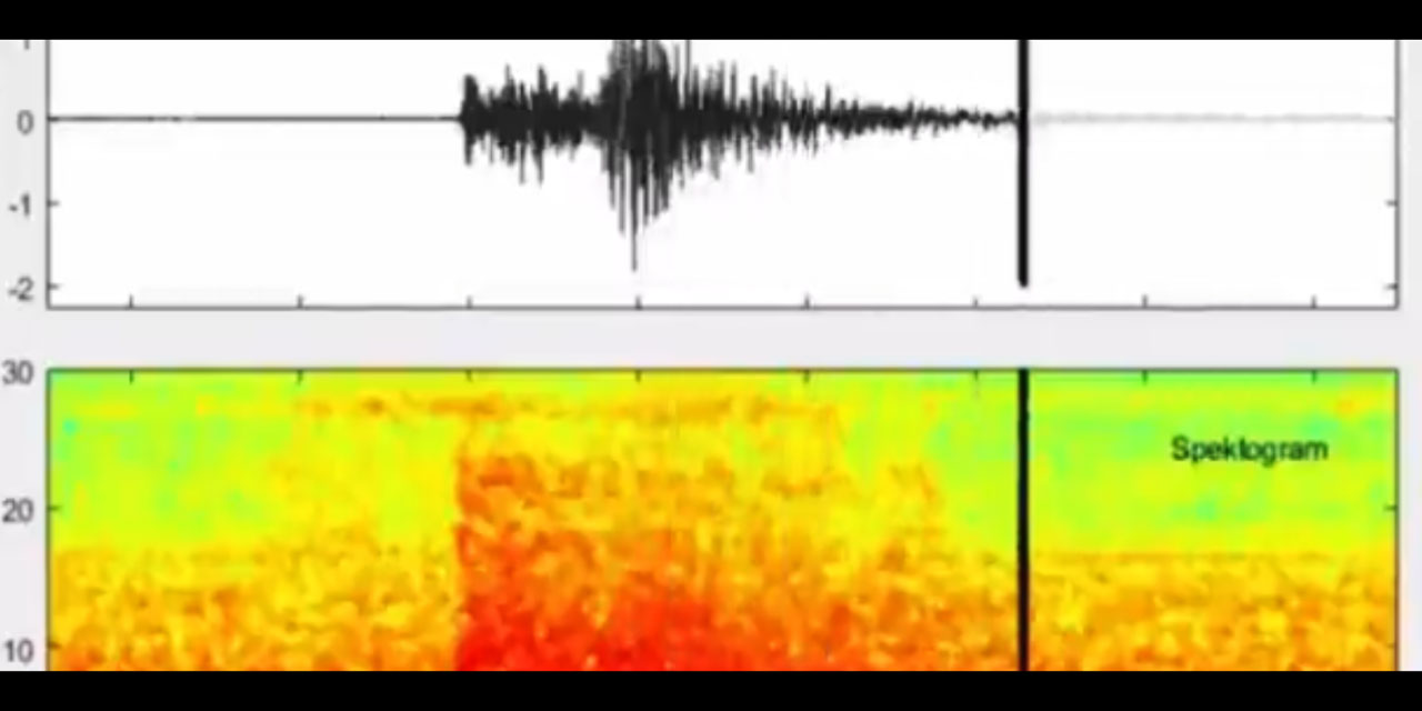 Düzce depreminin yer altındaki ses kaydı