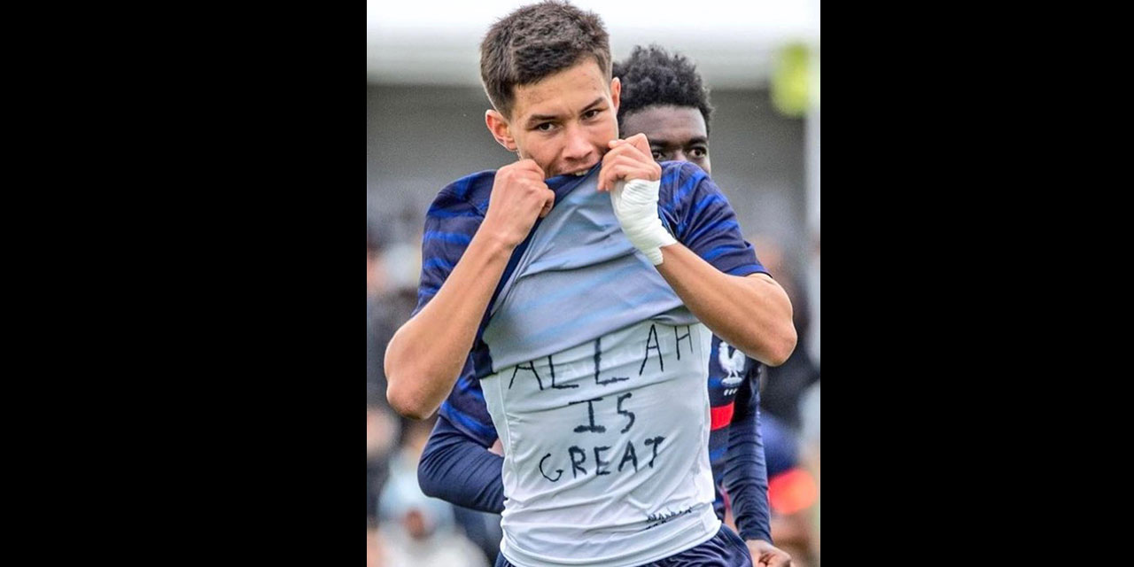 Fransa'da tişörtünde 'Allah büyüktür' yazan futbolcuya ceza