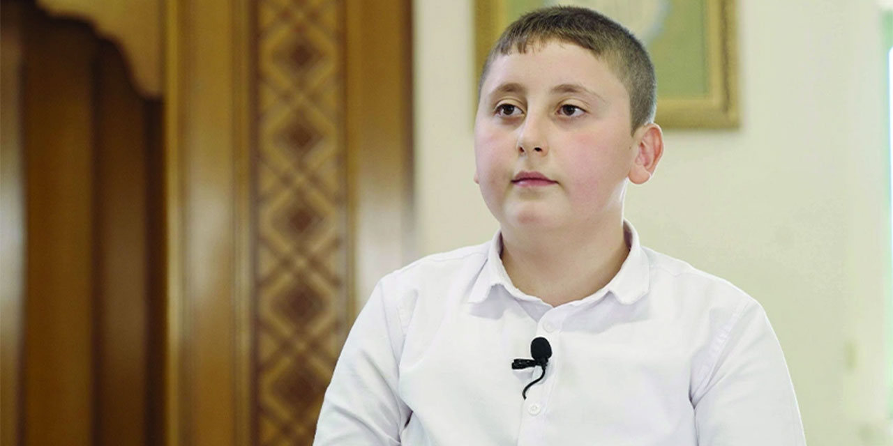 Maşallah! 13 yaşındaki Ahmet Ali, 9 ayda hafız oldu