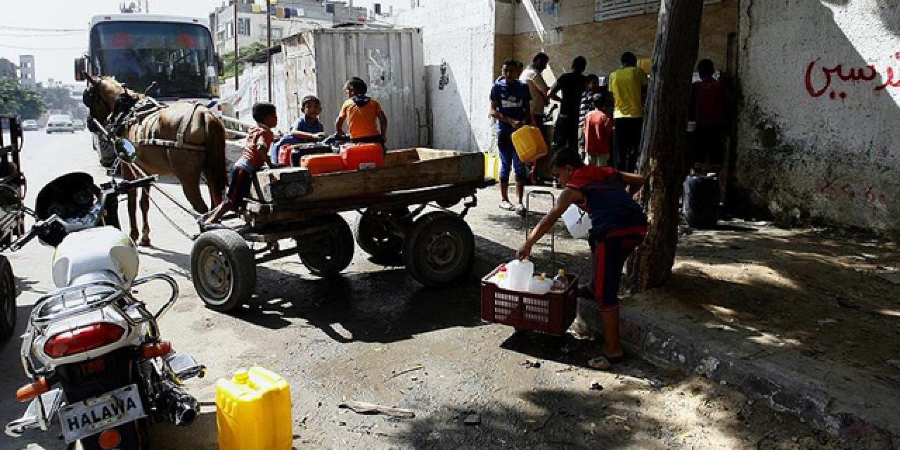 Gazze'deki su yüzde 90 azaldı