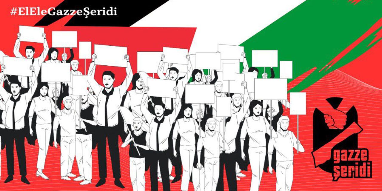 Türkiye'nin birçok kentinde 12 Kasım'da El Ele Gazze Şeridi eylemi düzenlenecek