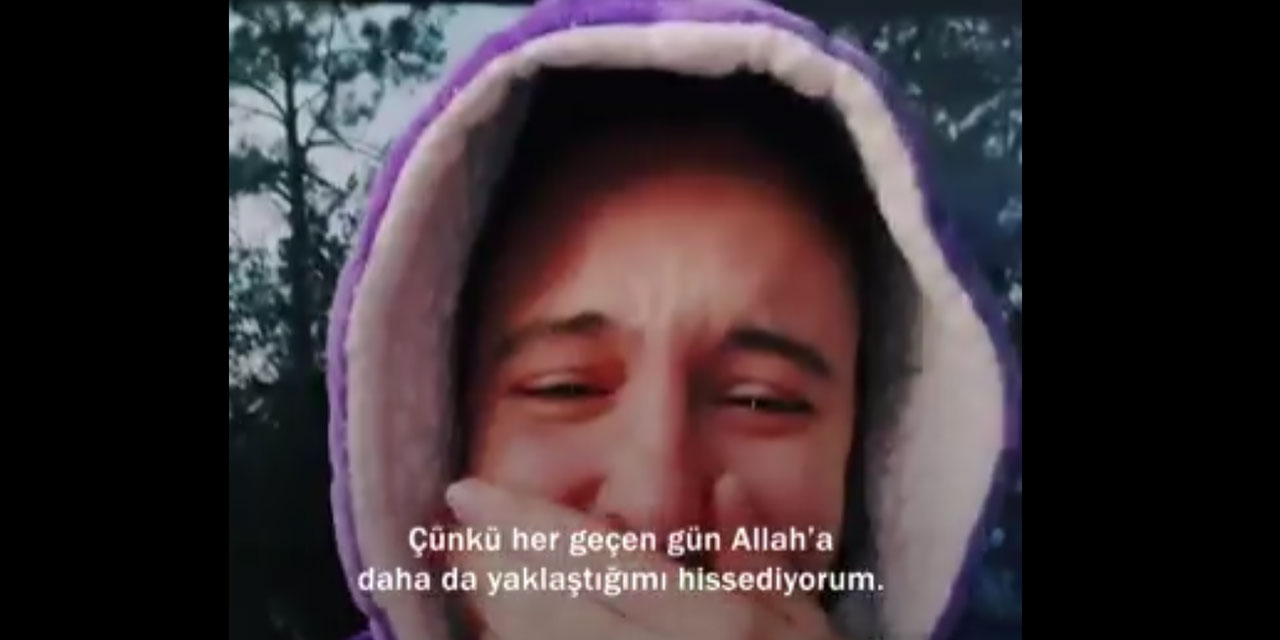 Filistin'e üzülürken Allah'a nasıl yaklaştığını gözyaşları içinde anlatan İskoç genç