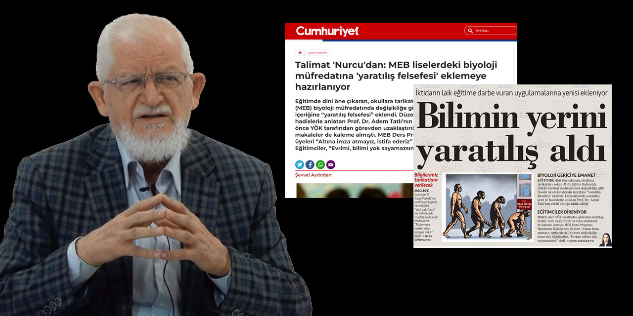Prof. Adem Tatlı'dan Cumhuriyet Gazetesi'ne 'Evrim ve Yaratılış' cevabı