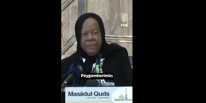Güney Afrika Dışişleri Bakanı: Zalime karşı duruşumuzda rehberimiz Hz. Muhammed (asm)