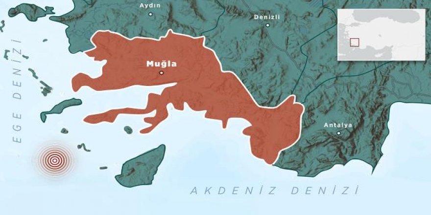 Akdeniz'de peş peşe depremler