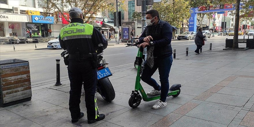 İstanbul'da motosiklet ve scooter denetimi yapıldı