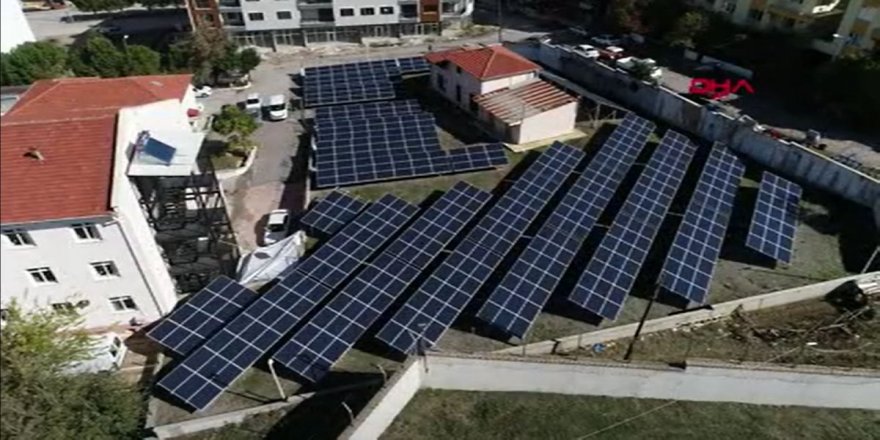 Denizli'de, enerjisini güneşten alan hastane kendi ihtiyacını karşılıyor