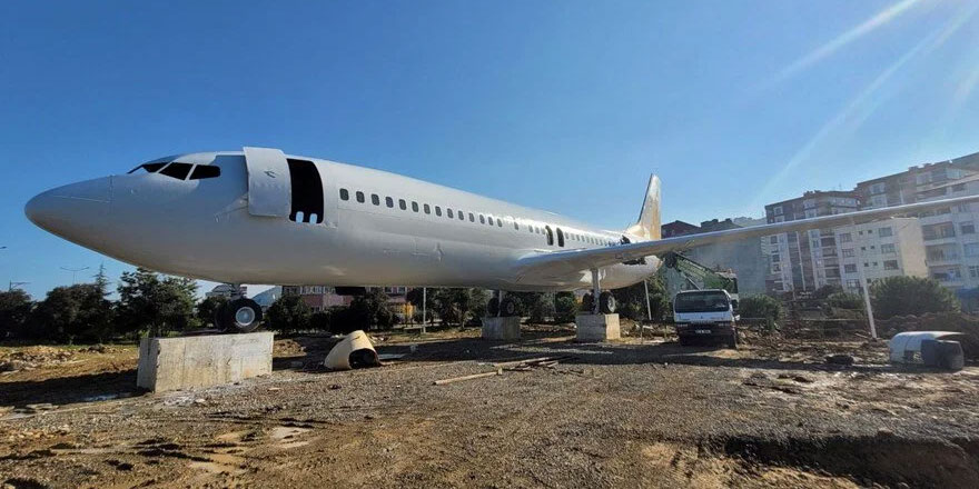 Trabzon'da pistten çıkan uçak, 'pide salonu'na dönüştürülecek