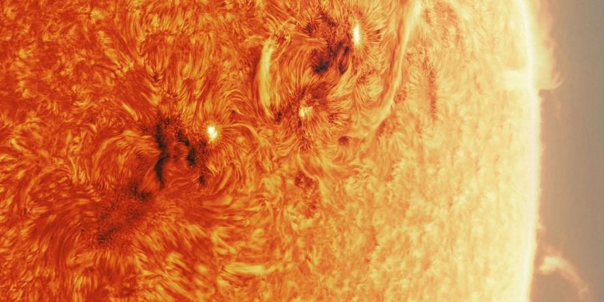 Dünyamızın sobası Güneş'in şimdiye kadarki en net fotoğrafı