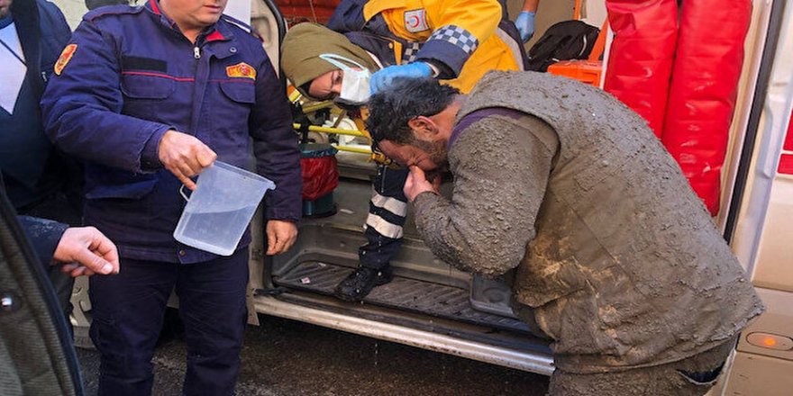 Türkiye bu işçiyi konuşuyor: Ambulansa binmedi