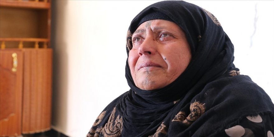 Tel Abyadlı anne, YPG/PKK'lı teröristlerce kaçırılan oğlunun geri dönmesini bekliyor