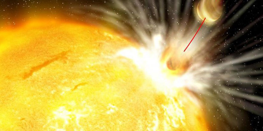 Güneş benzeri yıldızda şiddetli patlama