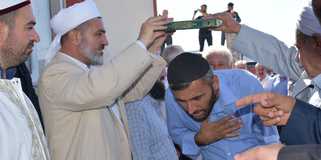 Husumetli 7 aile Kur'an'ın altından geçerek barıştı
