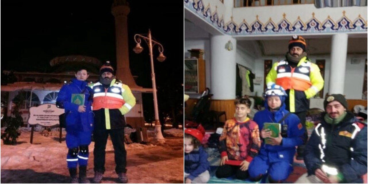 Deprem için gelen Çinli Müslüman oldu