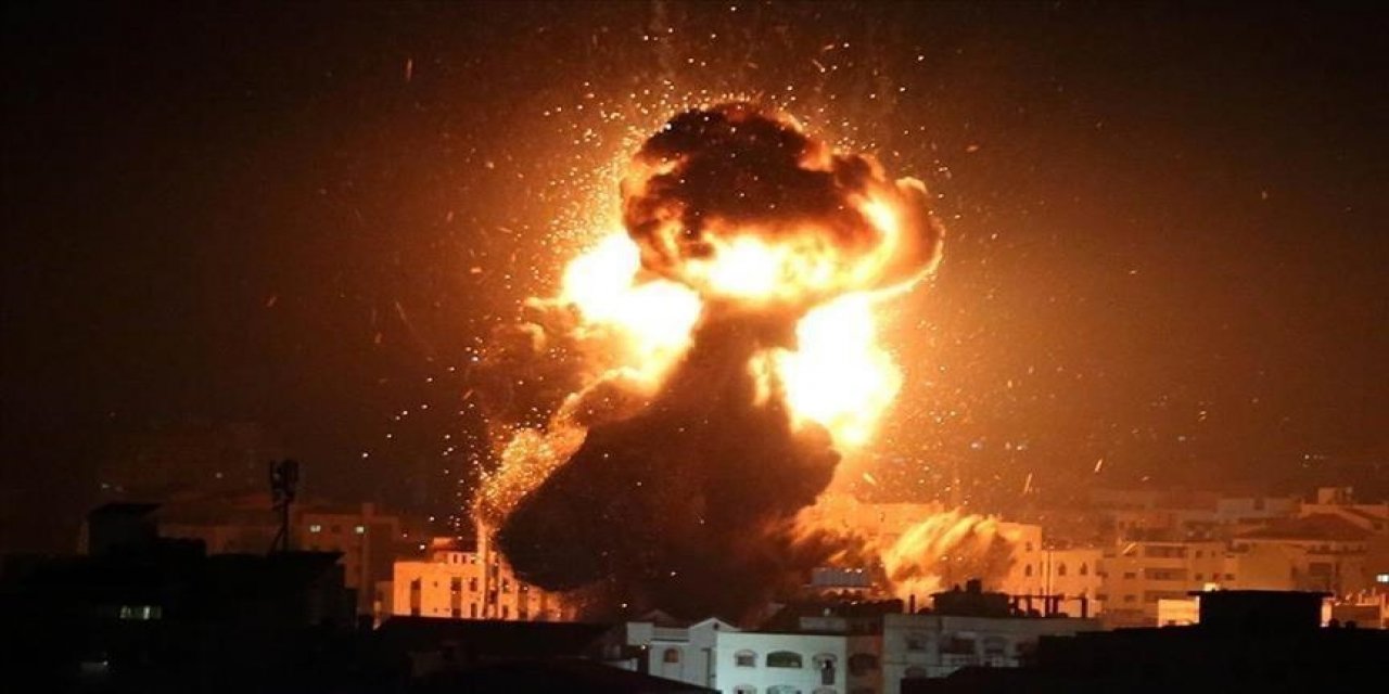 Terörist israil, Gazze'de 18 günde bir atom bombası gücünde patlayıcı kullandı