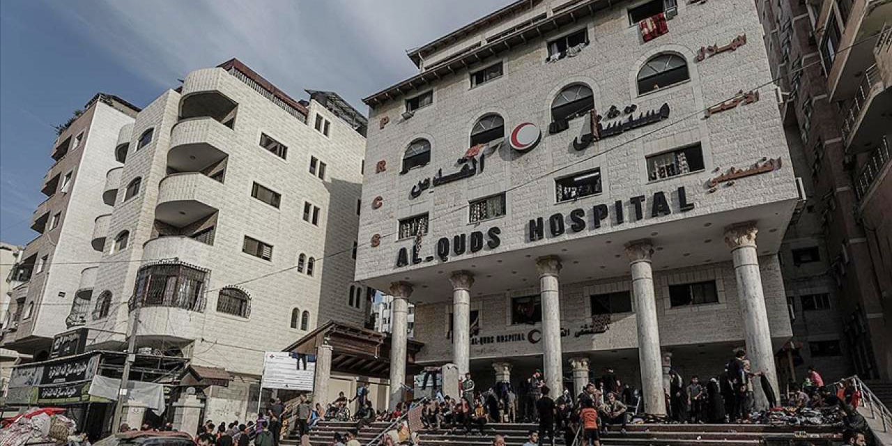 Gazze'deki Kudüs Hastanesi terör devleti israil yüzünden tamamen hizmet dışı kaldı