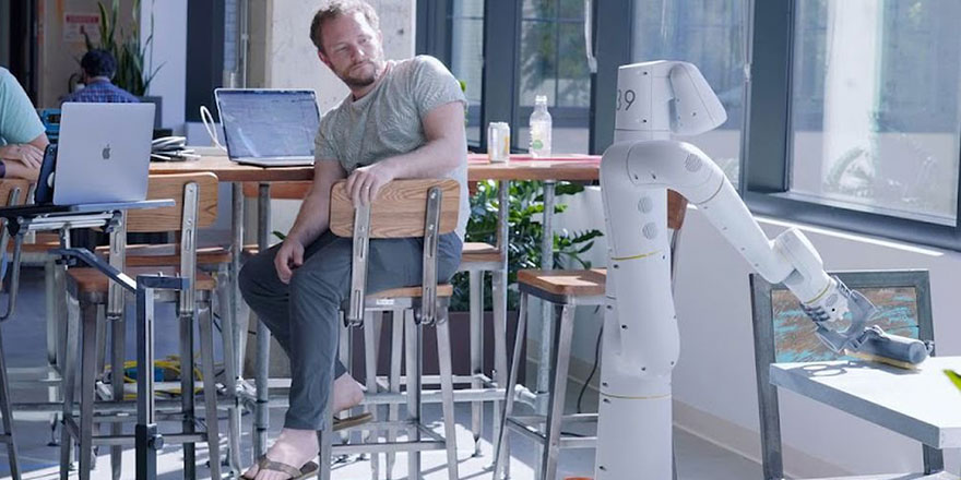 Google ofisinde robot çalıştıracak!