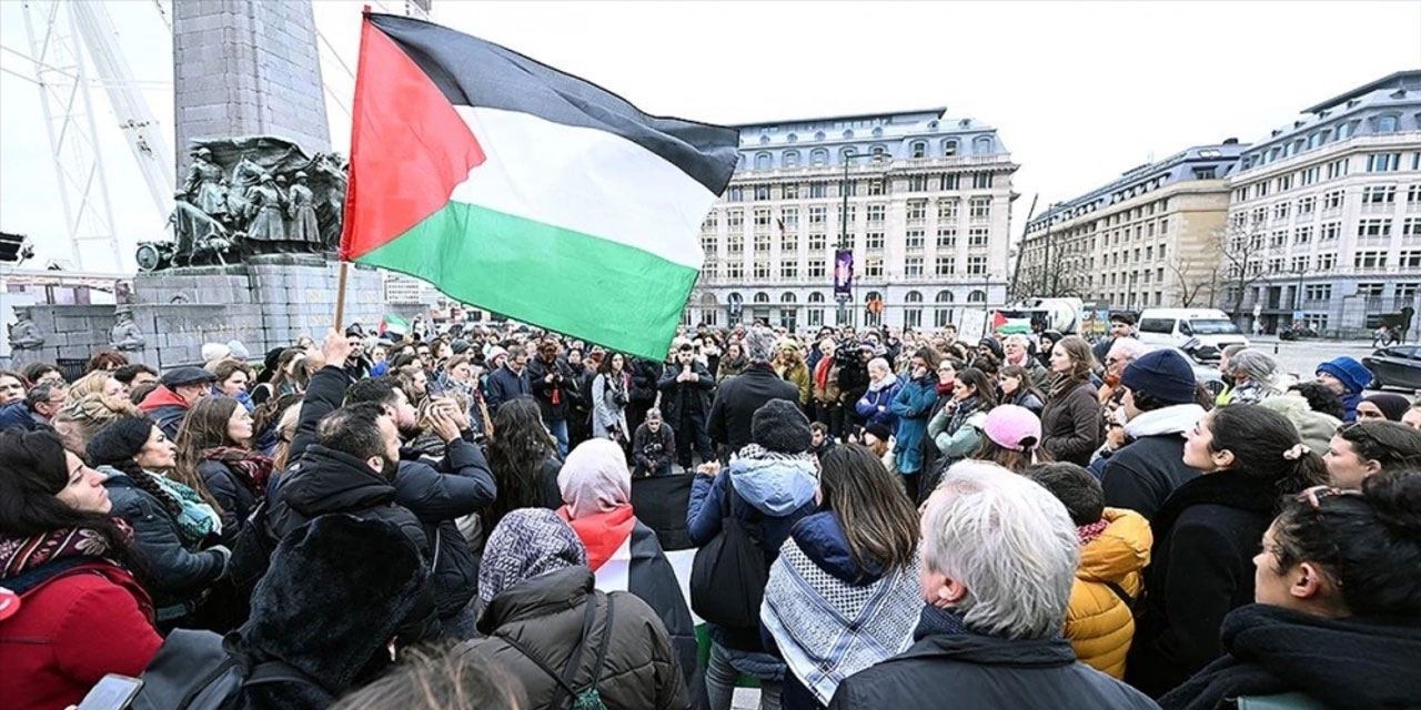 Avrupalı avukatlar meydanlarda: Gazze'deki soykırım önlenmeli